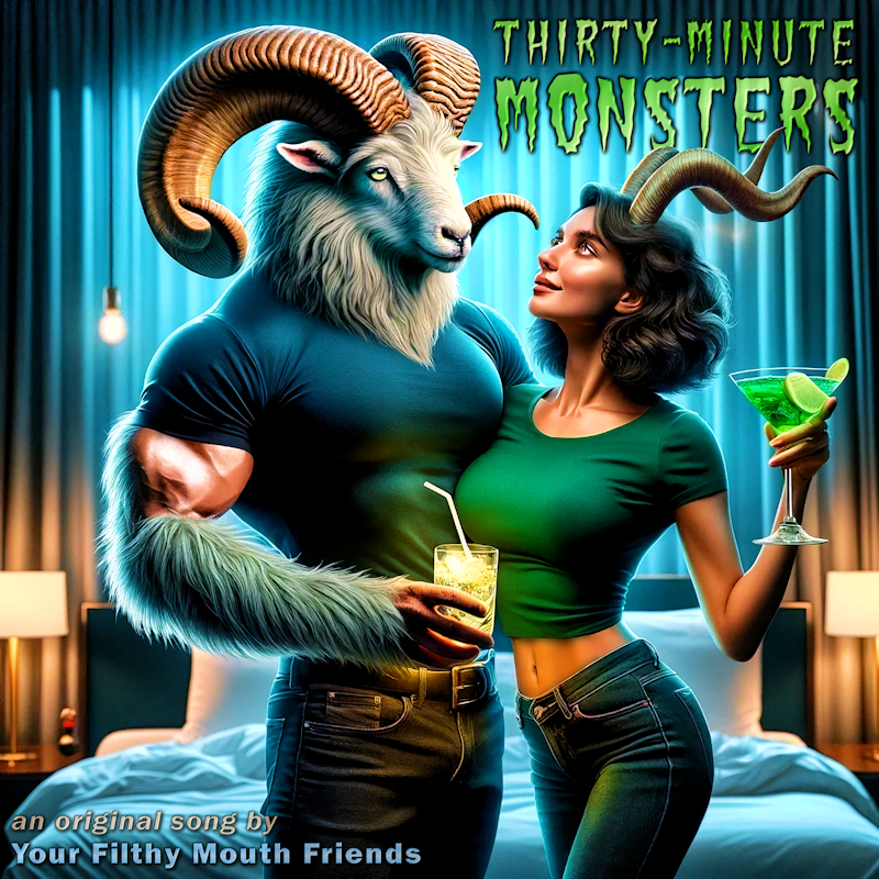 Your Filthy Mouth Friends Cover Art Example